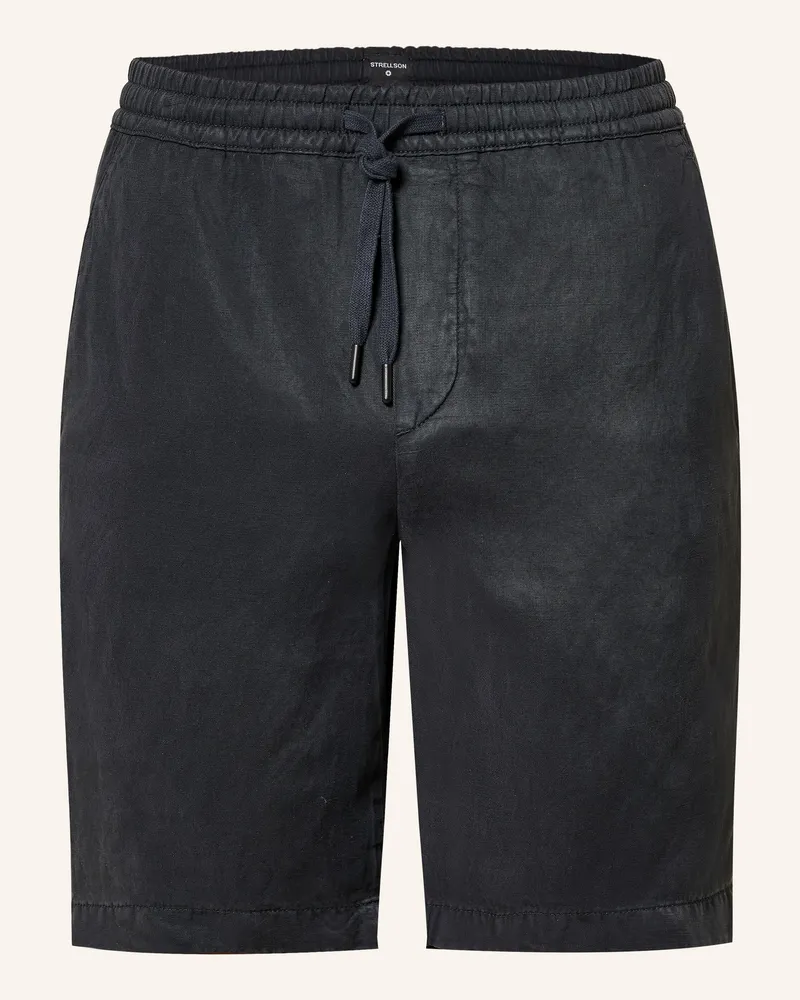 Strellson Shorts KAJI Relaxed Fit mit Leinen Dunkelblau