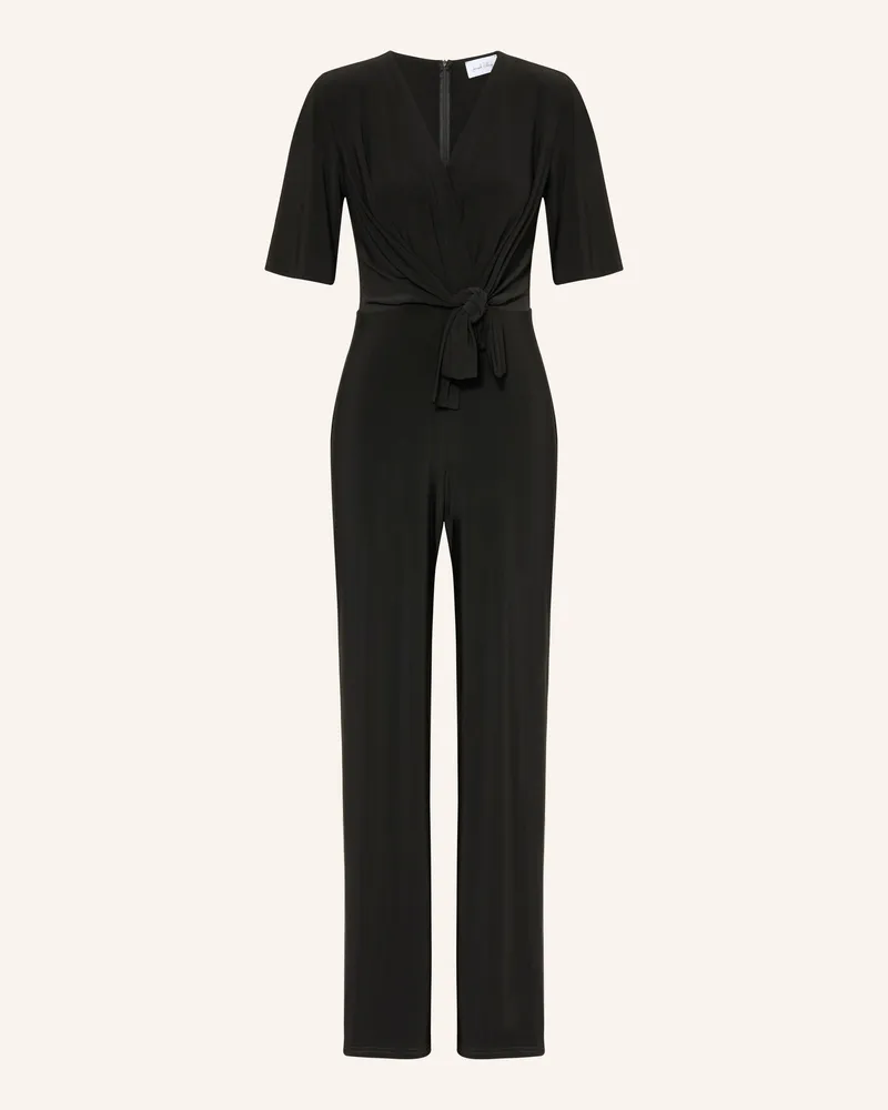 Joseph Ribkoff Jumpsuit In Wickeloptik schwarz Schwarz