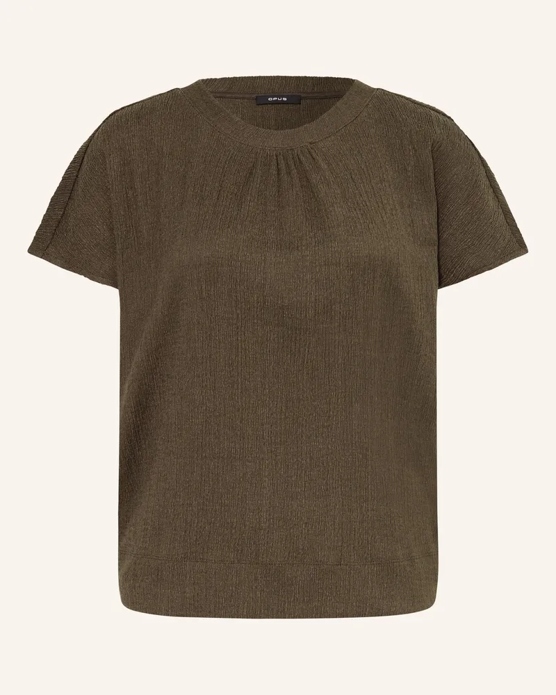 OPUS Blusenshirt Salti gruen Dunkelgrün
