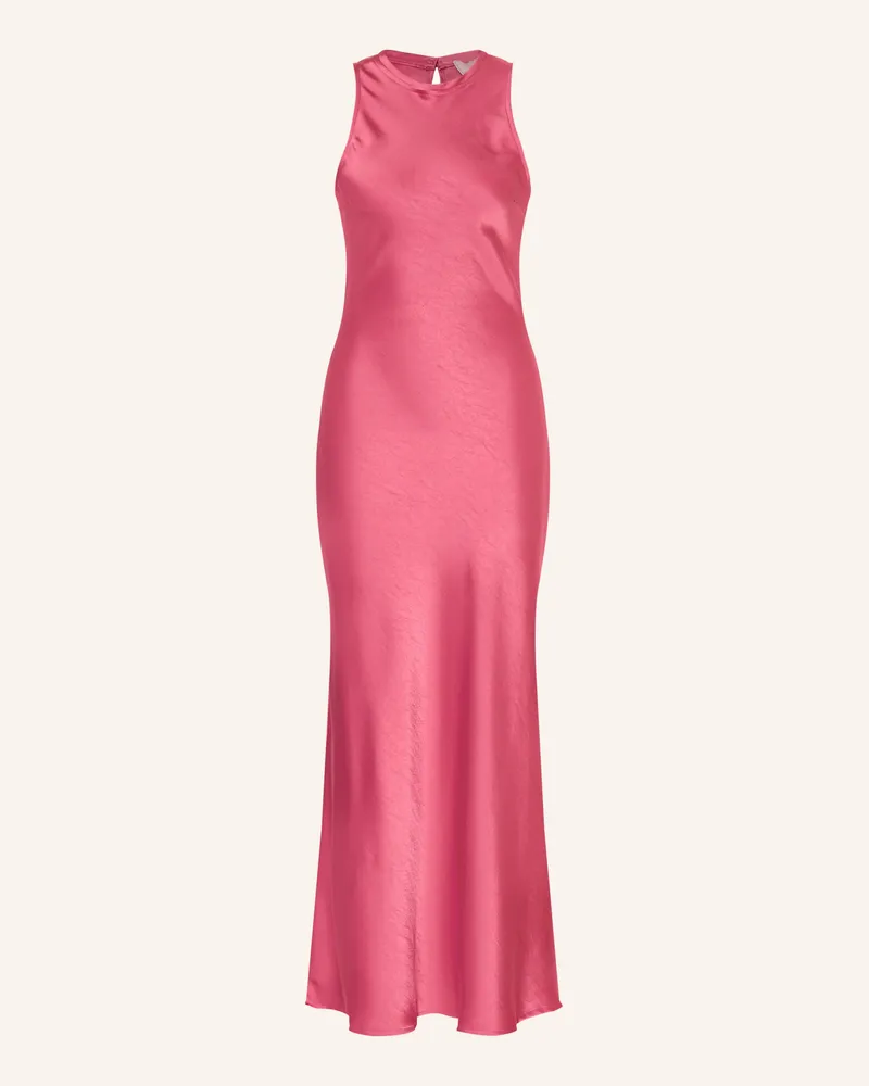 Neo Noir Satinkleid Celinie pink Hellrot