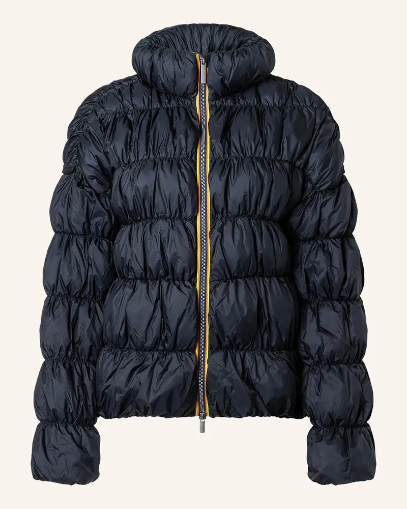 K-Way Winterjacke Frayn Maxi Ruffles blau Blau