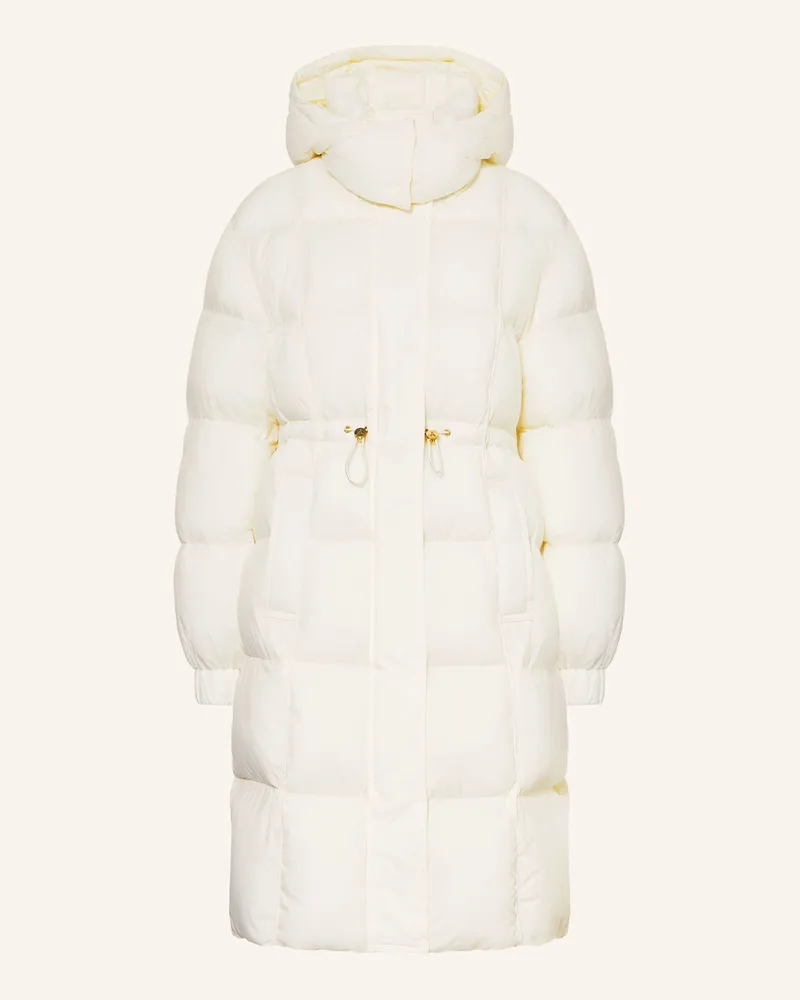 Patrizia Pepe Steppmantel Mit Abnehmbarer Kapuze weiss Creme