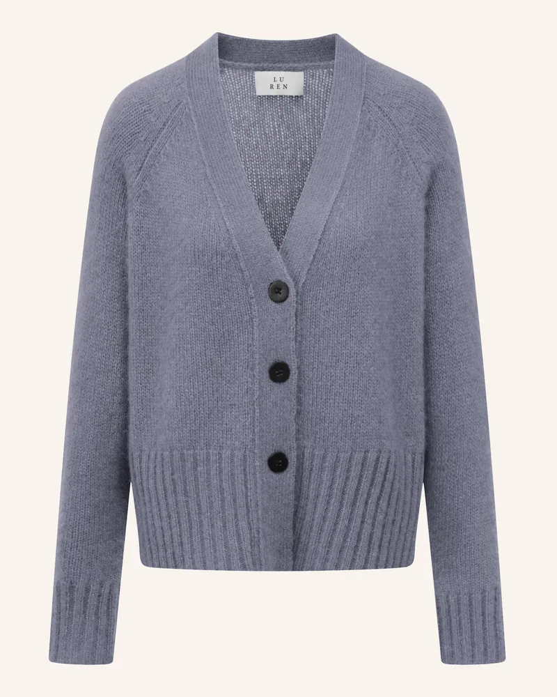LU REN Cardigan Austell Aus Kaschmir Und Seide blau Blau