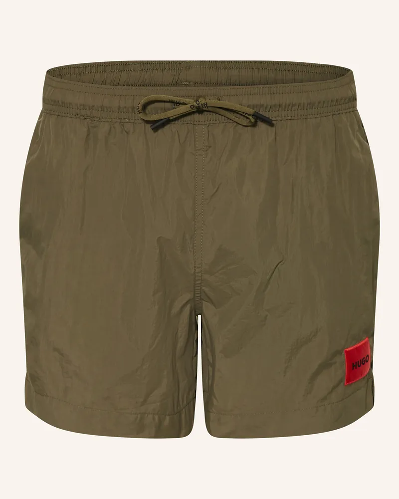 HUGO BOSS Badeshorts Dominica gruen Oliv