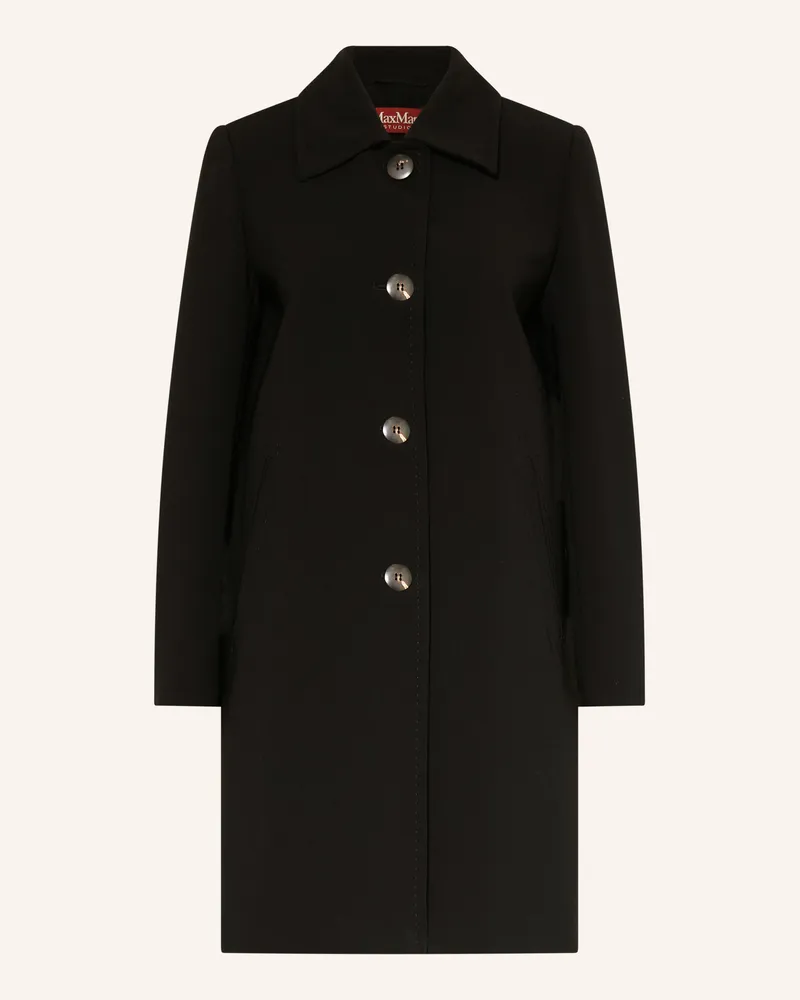 Max Mara Mantel RACCONTO Schwarz