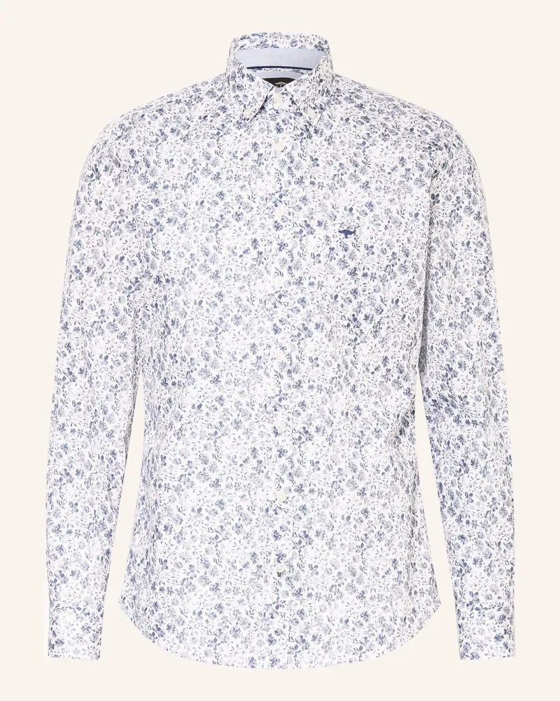 Fynch-Hatton Hemd Regular Fit Blaugrau