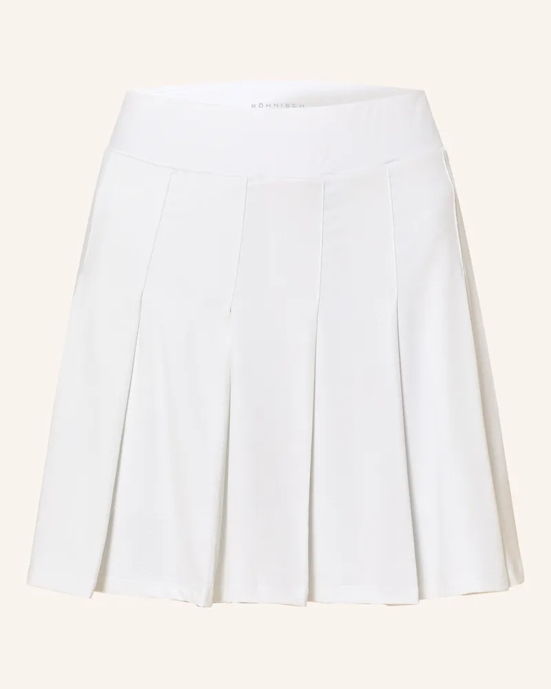 Röhnisch Skort NICKY mit Plissees Weiss