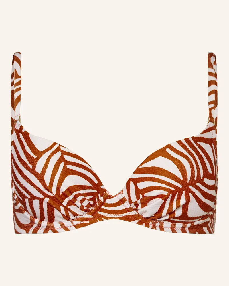 watercult Bügel-Bikini-Top ORGANIC MODERNS Dunkelorange