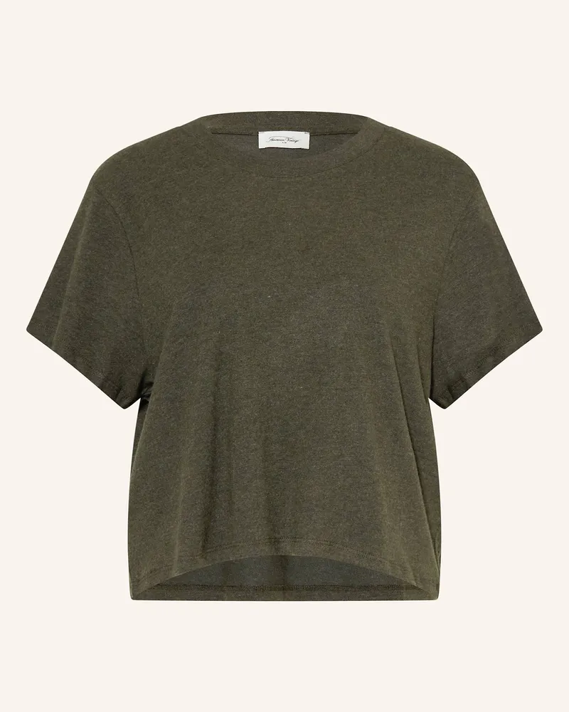 American Vintage T-Shirt YPAWOOD Dunkelgrün