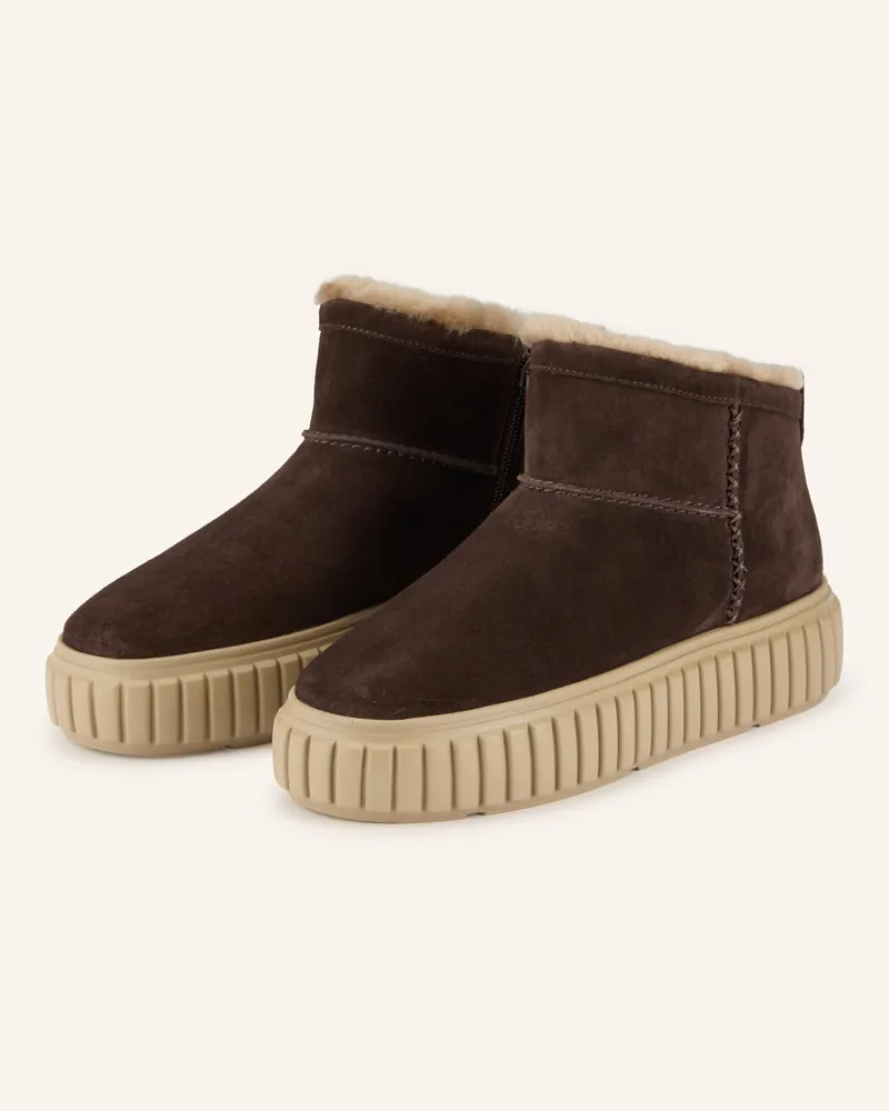 Kennel & Schmenger Plateau-Boots ZAP Dunkelbraun