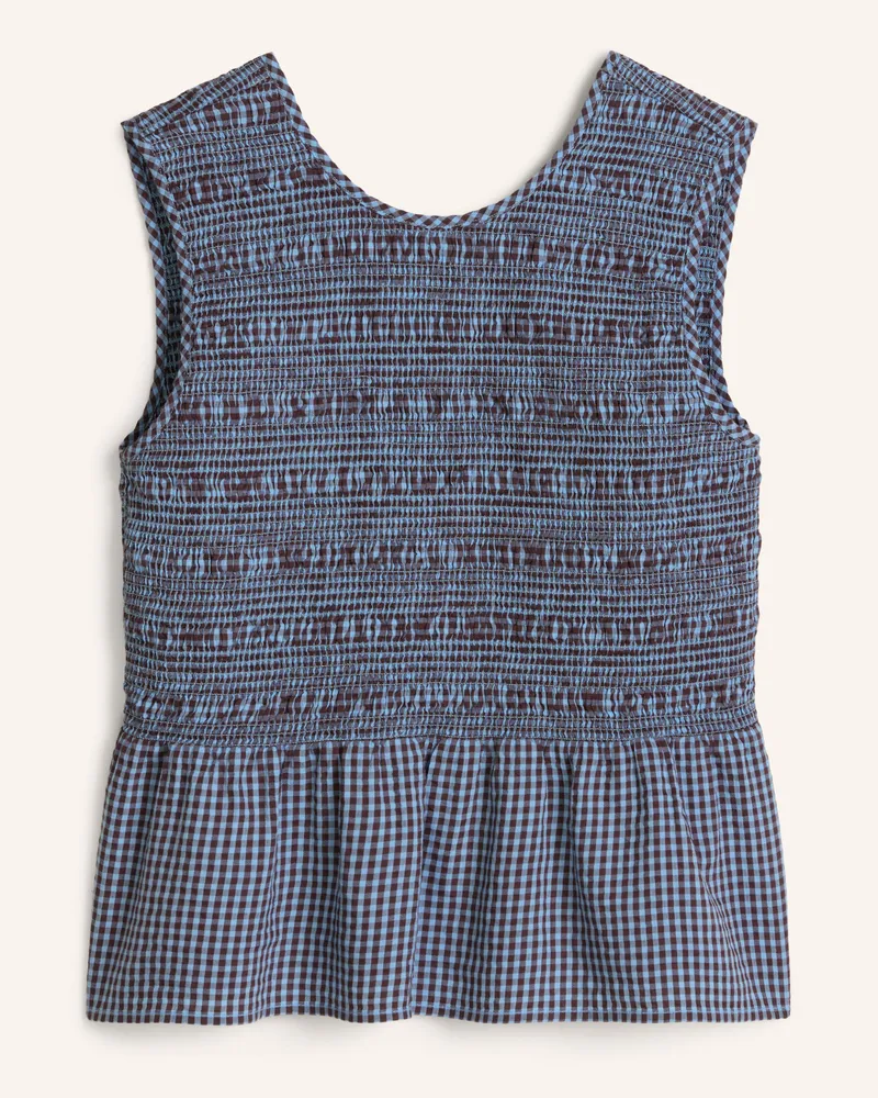 Marc O'Polo Peplum-Top blau Hellblau