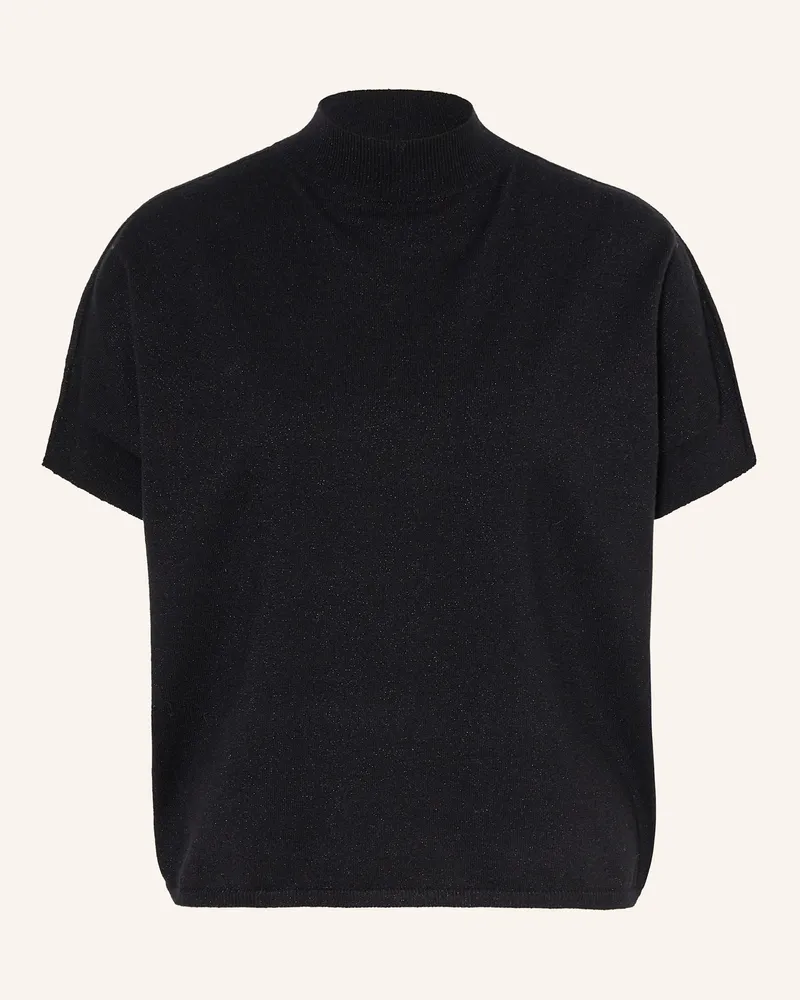 MARC AUREL Strickshirt mit Glitzergarn Schwarz