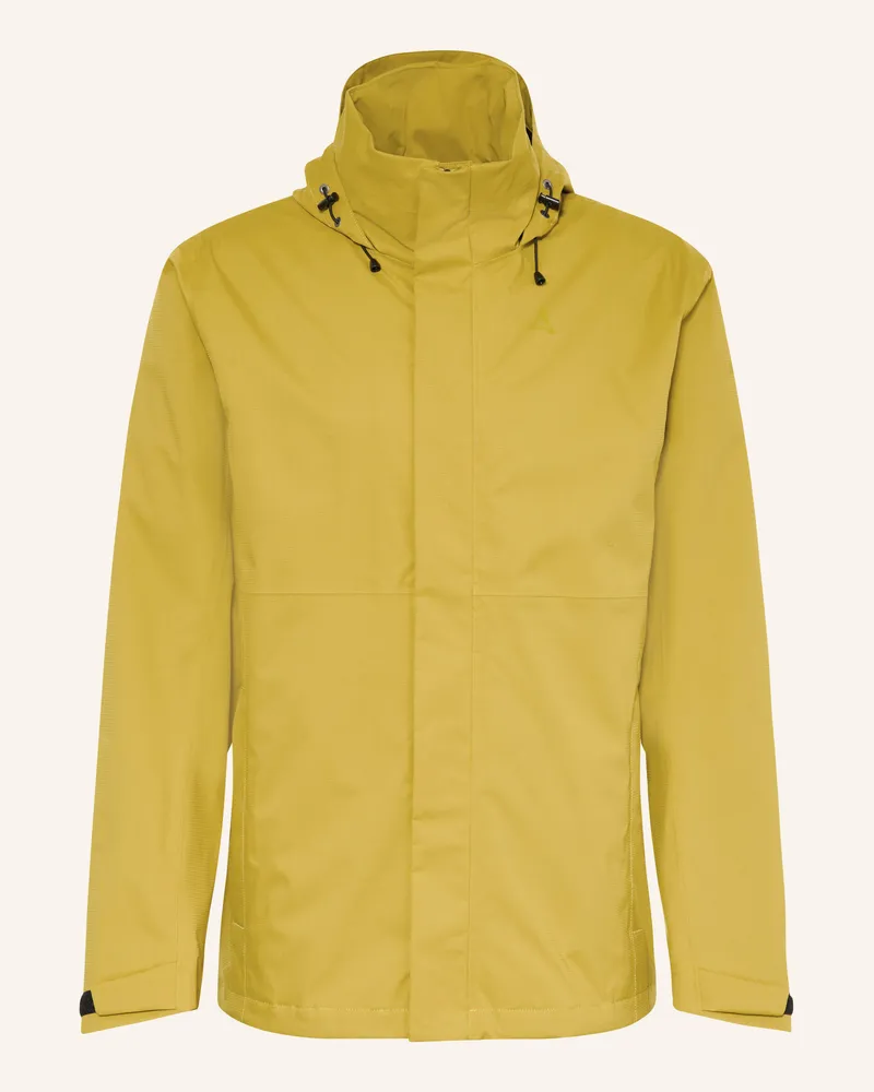 Schöffel Regenjacke gelb Dunkelgelb