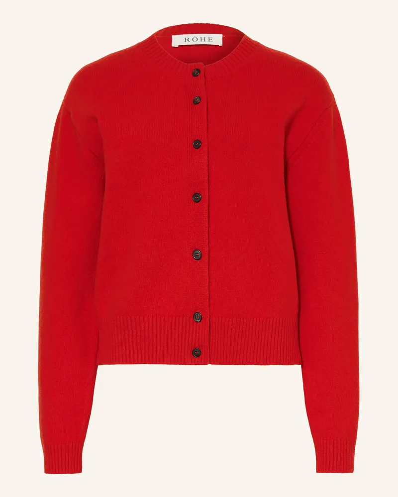 Róhe Strickjacke rot Rot
