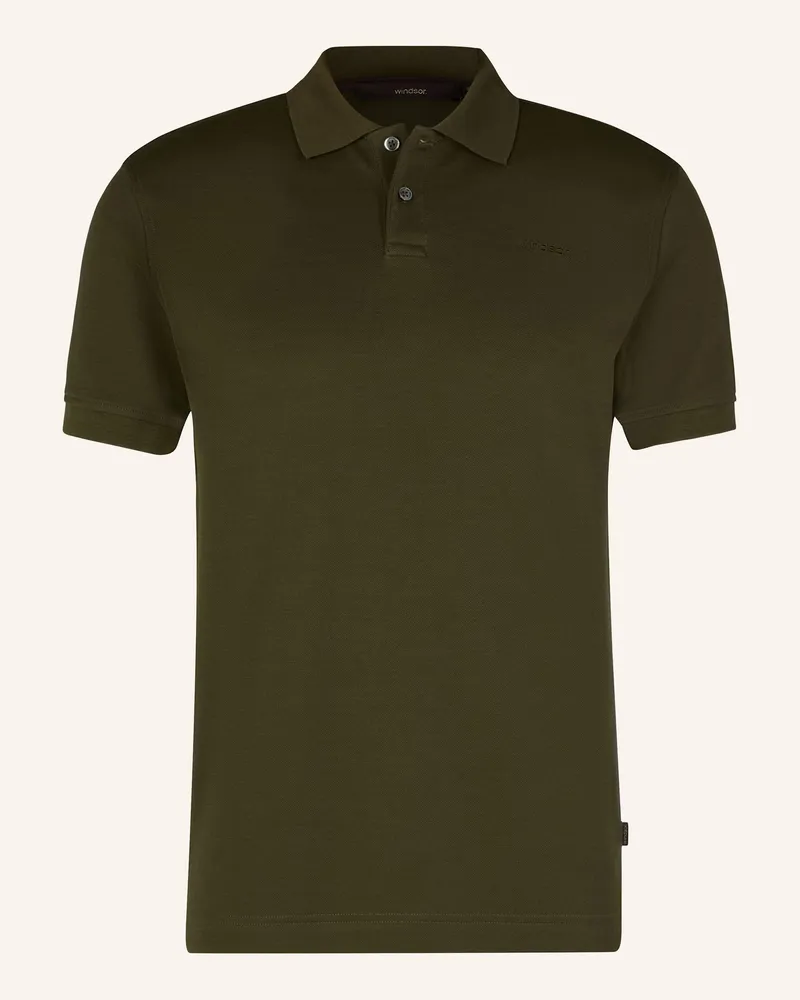 windsor. Poloshirt gruen Oliv