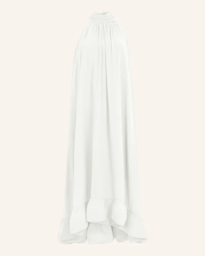 Apart Abendkleid mit Volants Creme