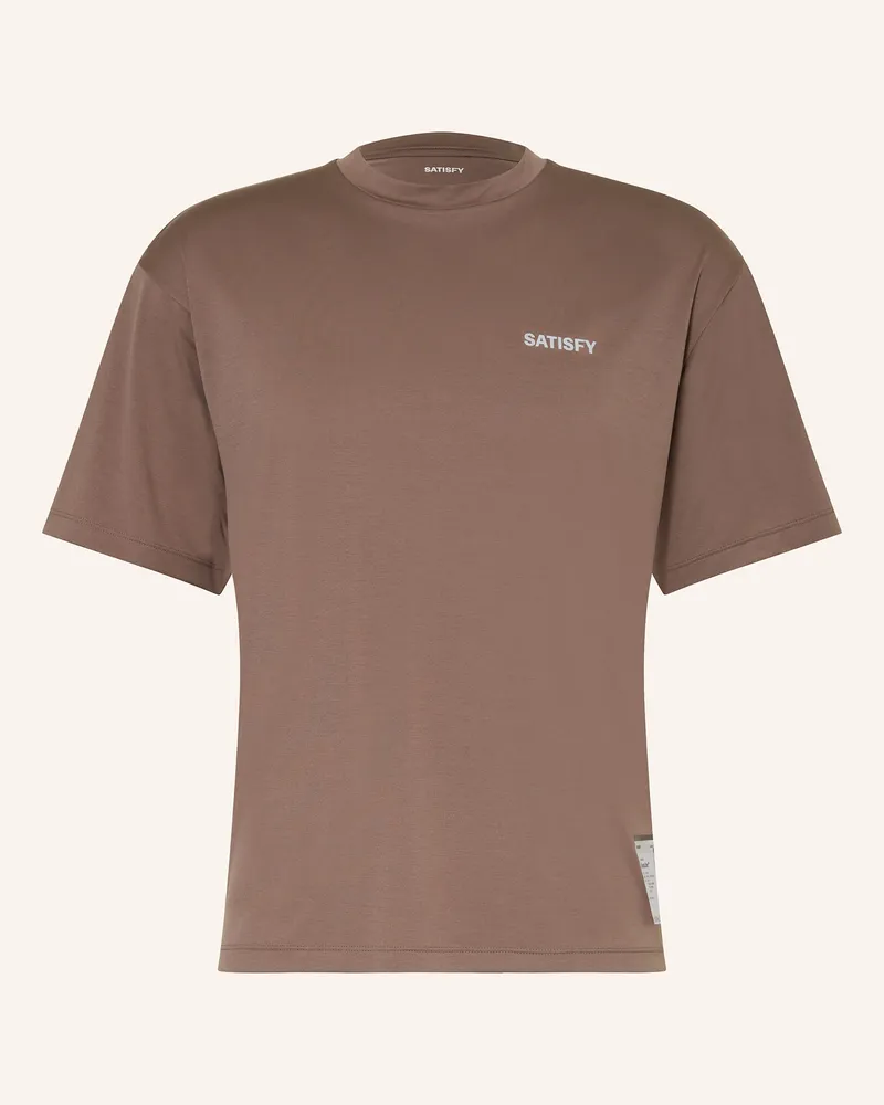 Satisfy Laufshirt AURALITE Braun