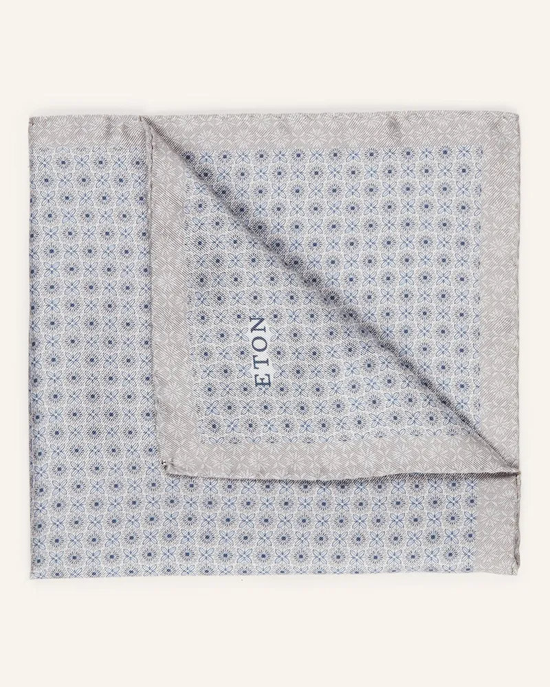 Eton Einstecktuch Hellgrau