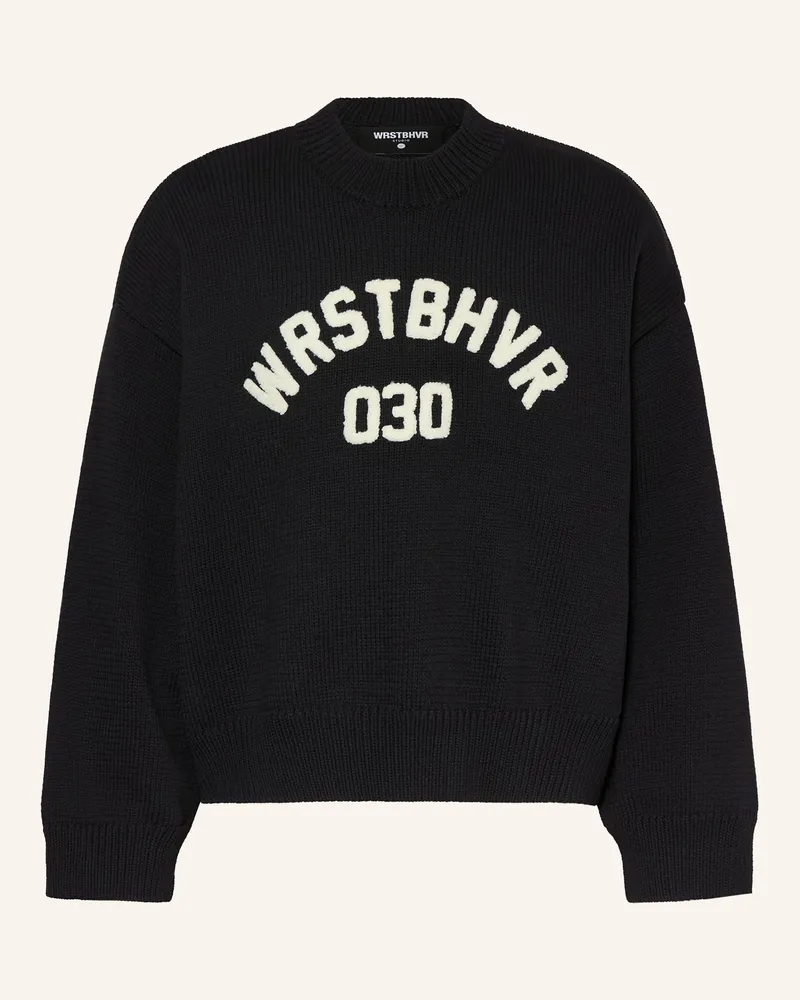 WRSTBHVR Pullover Luna schwarz Schwarz
