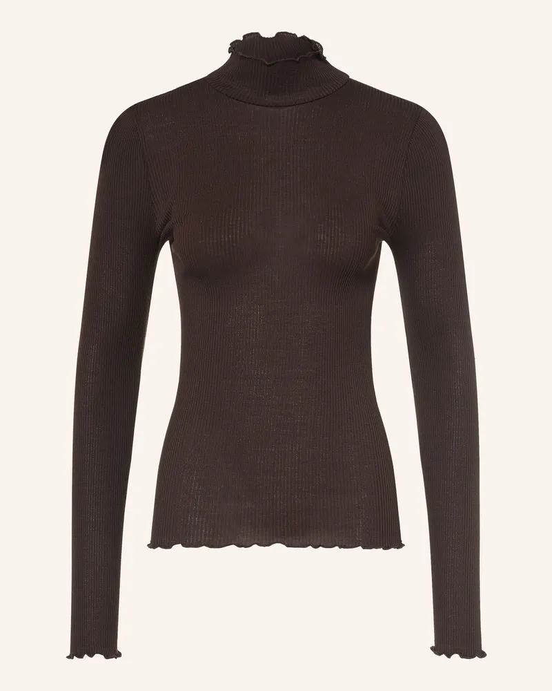 Rosemunde Longsleeve Balta braun Dunkelbraun