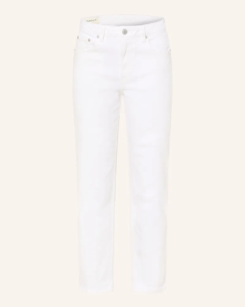 Gant Straight Jeans Cropped Straight weiss 113