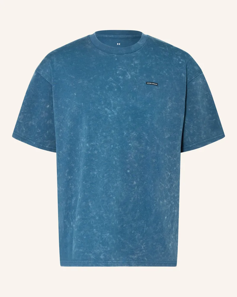 Under Armour T-Shirt Ua Heavyweight blau Blau