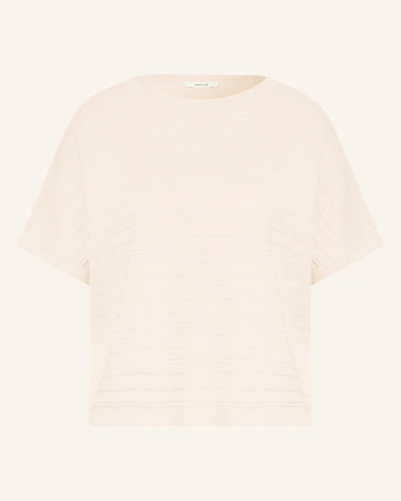 OPUS Strickshirt Parzi weiss Beige
