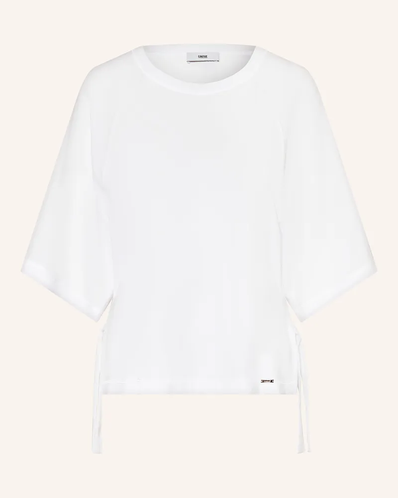 cinque Blusenshirt CIFINE im Materialmix Weiss