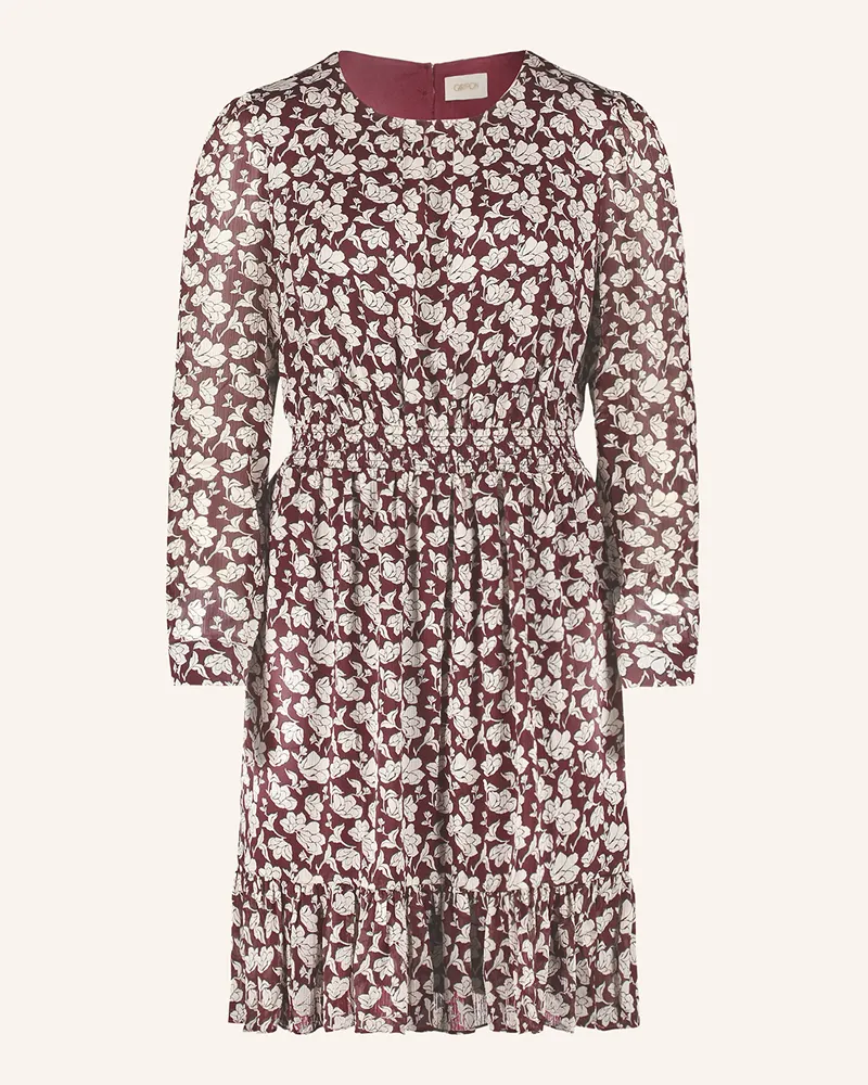 Cartoon Kleid mit Rüschen Dunkelrot