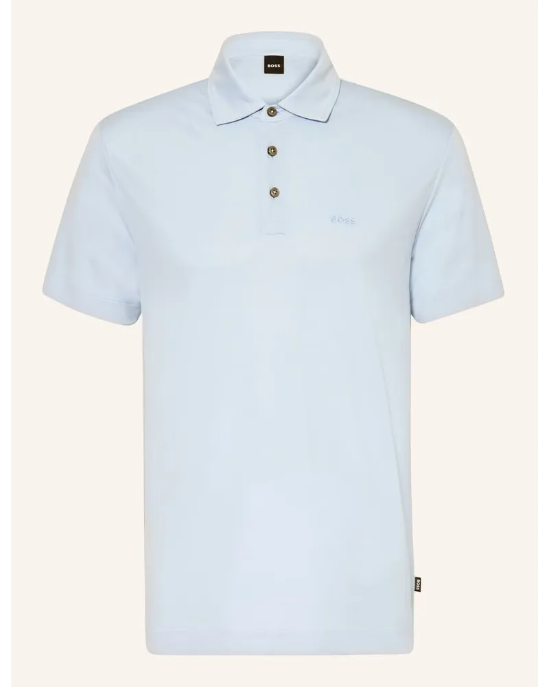 HUGO BOSS Jersey-Poloshirt PRESS Blau