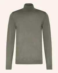 paul Rollkragenpullover Gruen