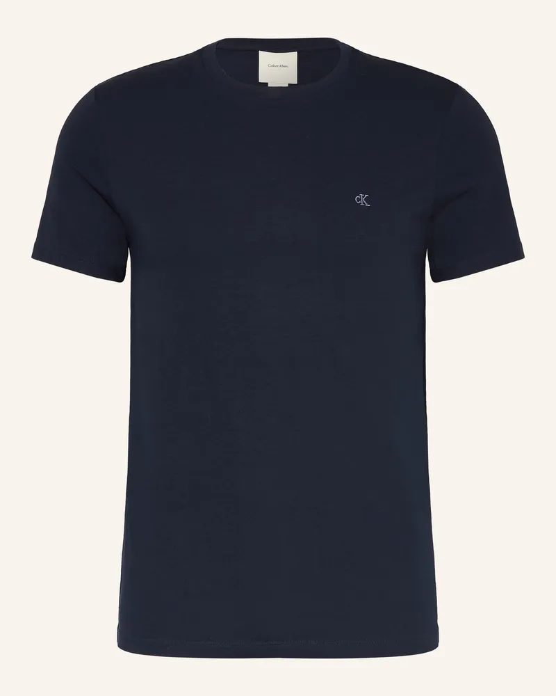 Calvin Klein T-Shirt blau Dunkelblau
