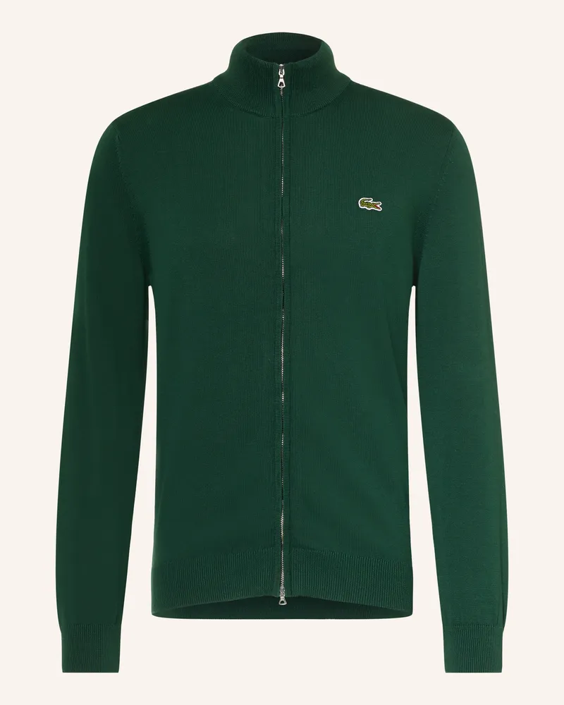Lacoste Strickjacke gruen Dunkelgrün