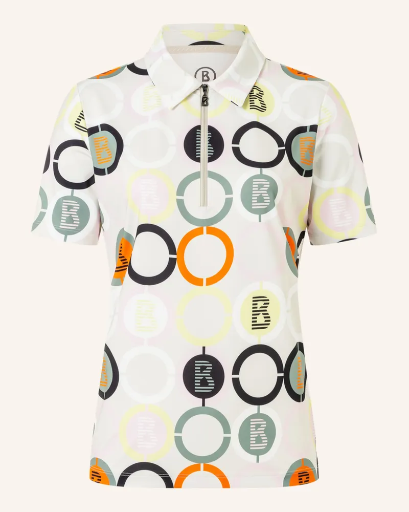 Bogner Jersey-Poloshirt Taya weiss Hellgrün