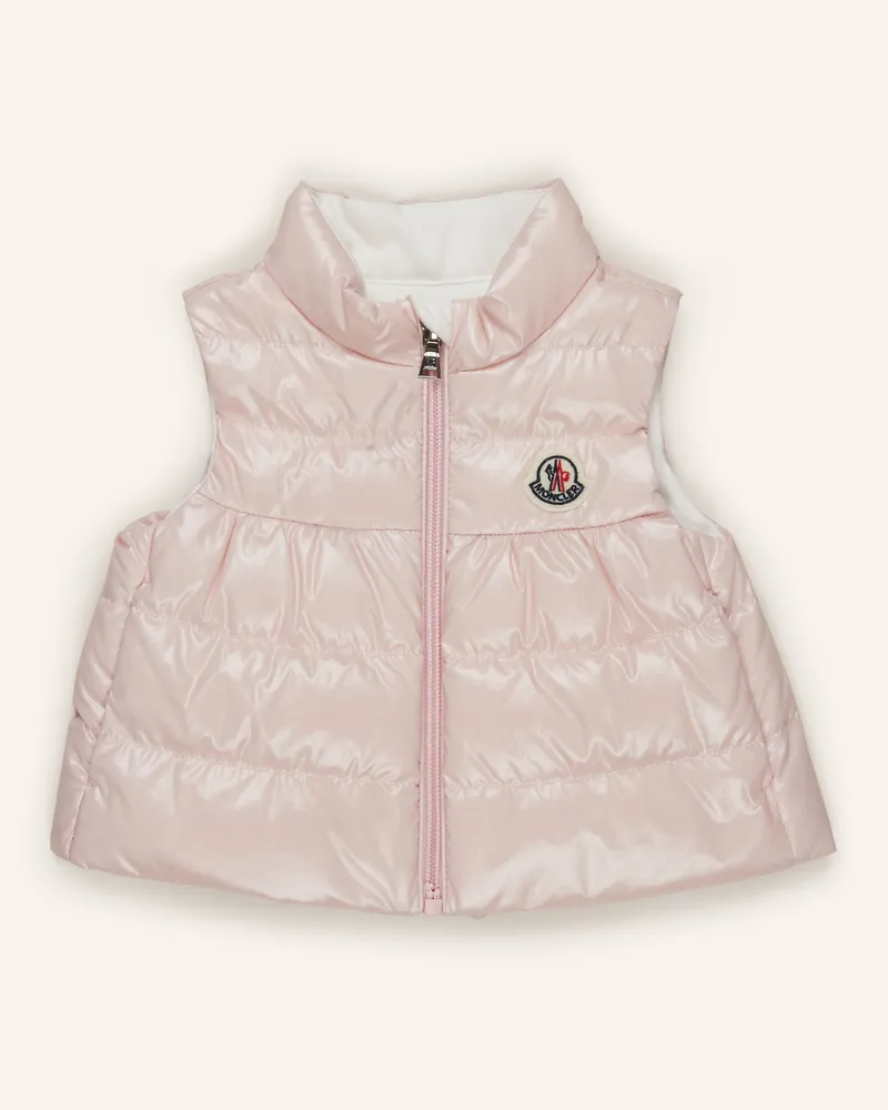 Moncler Daunenweste Hiva rosa Hellrosa