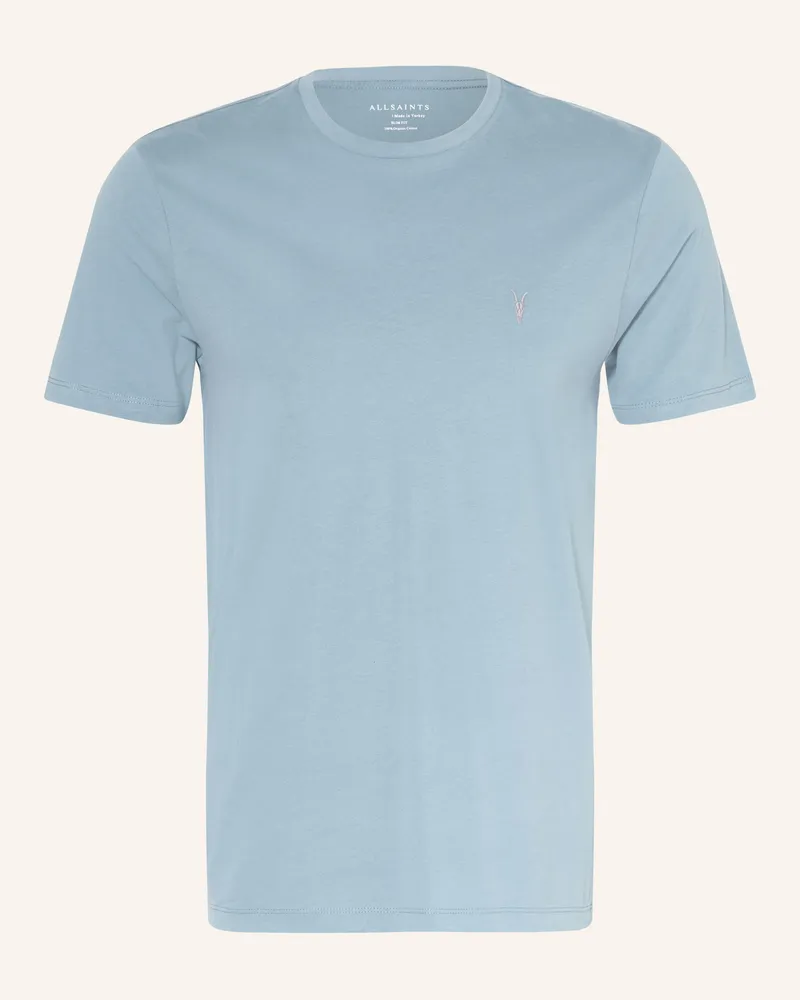 AllSaints T-Shirt Brace blau Hellblau