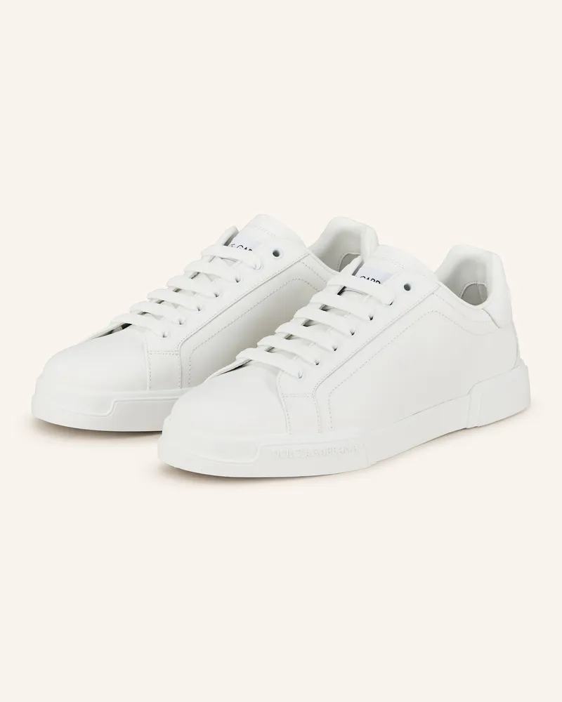 Dolce & Gabbana Sneaker Portofino weiss Weiss