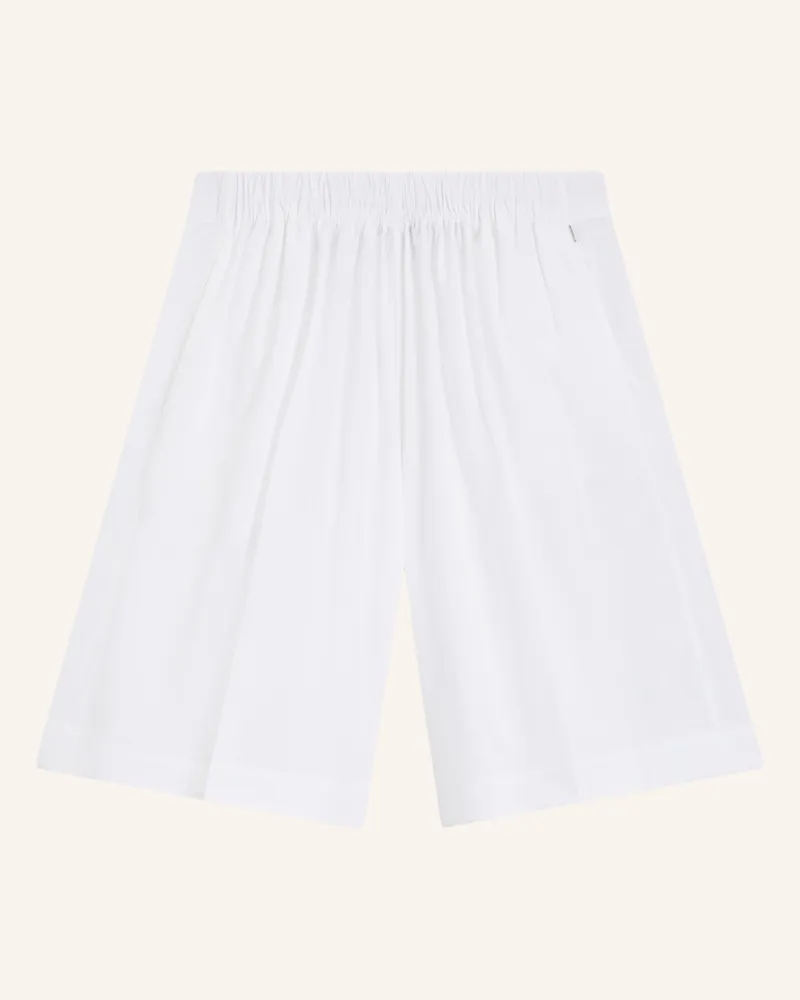HUGO BOSS Casual Hose Talie Relaxed Fit weiss Weiss