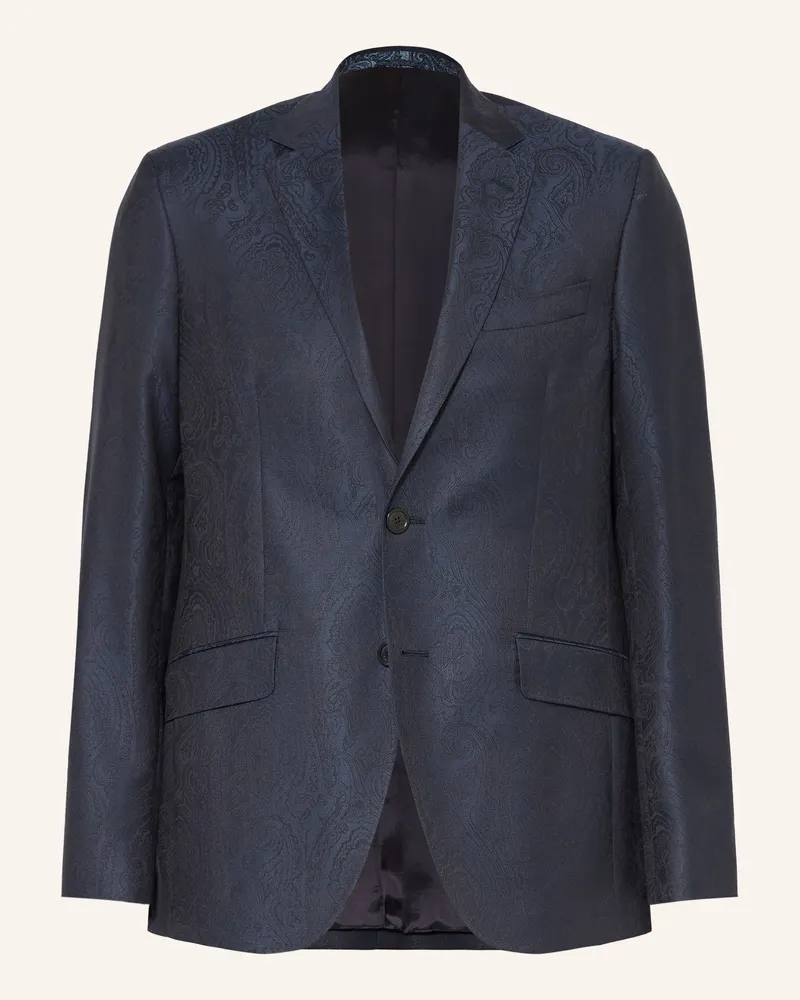 Etro Anzugsakko Regular Fit Aus Jacquard blau B1622