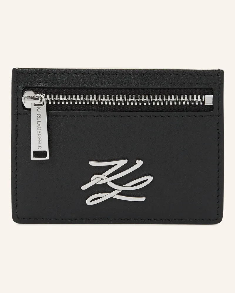 Karl Lagerfeld Kartenetui schwarz Schwarz