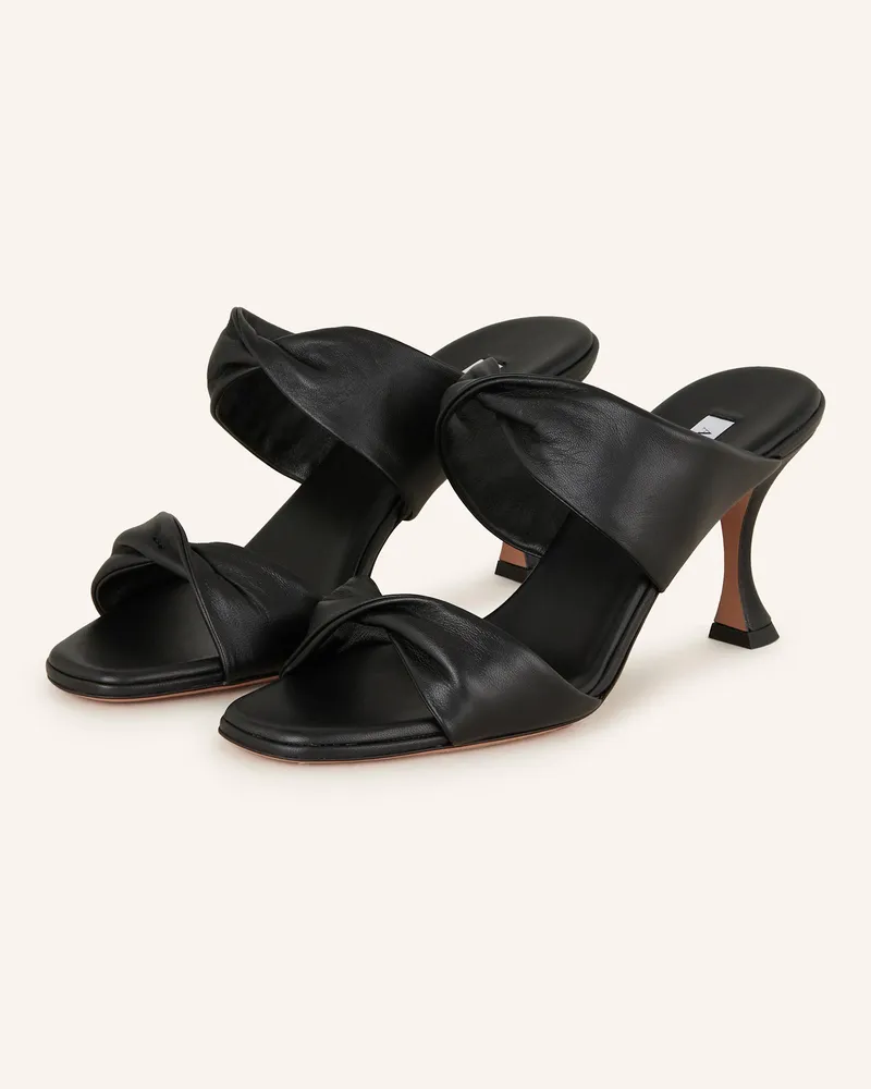 Aquazzura Mules Twist schwarz Schwarz
