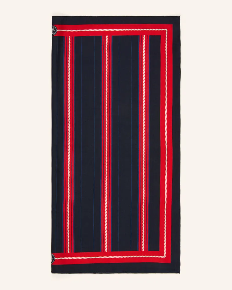 Tommy Hilfiger Seidentuch blau Dunkelblau