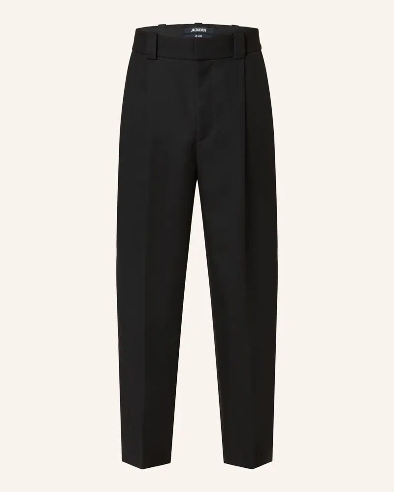 Jacquemus Hose LE PANTALON MARZIO Regular Fit Schwarz