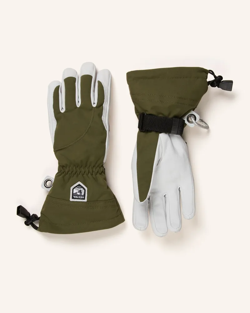 Hestra Skihandschuhe HELI Oliv
