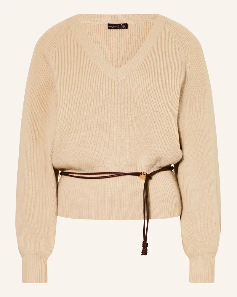 van Laack Cashmere-Pullover VL-SAHANAH-XX Beige