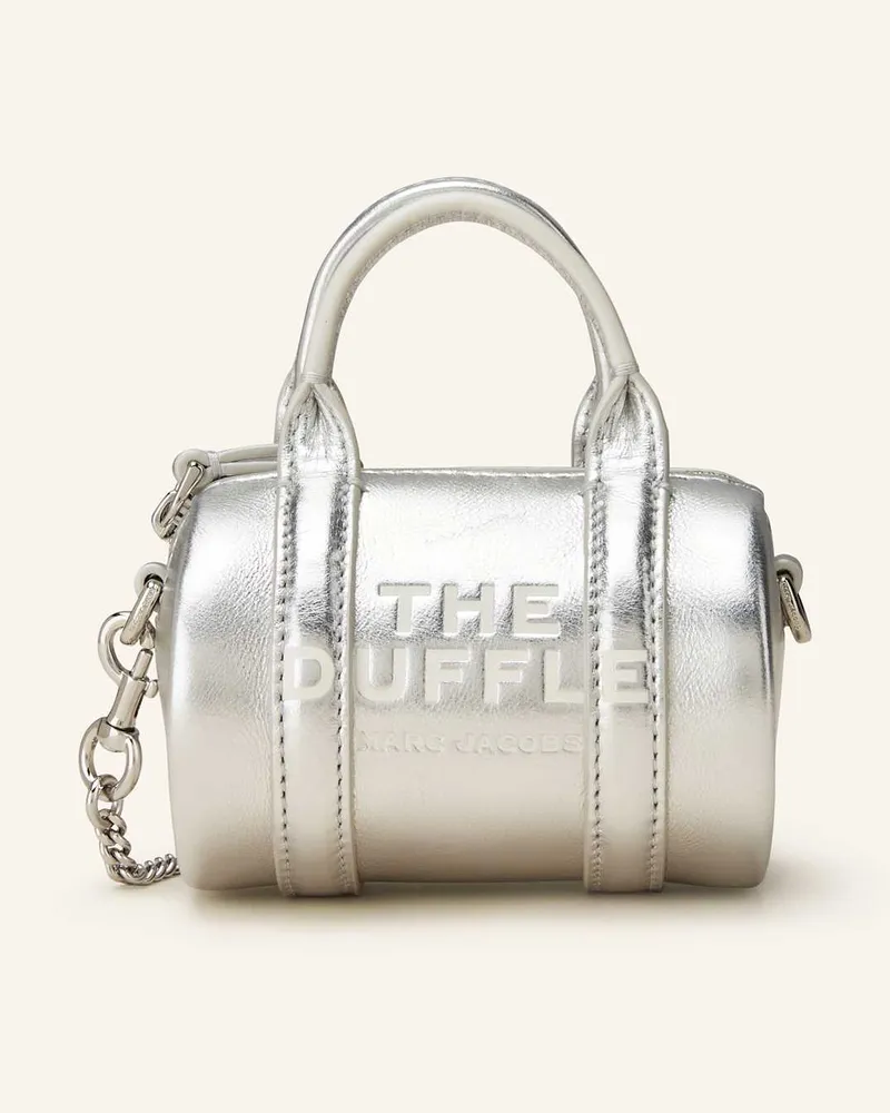 Marc Jacobs Micro-Bag HE MINI DUFFLE BAG Silber