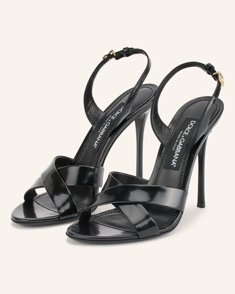 Dolce & Gabbana Sandaletten schwarz Schwarz