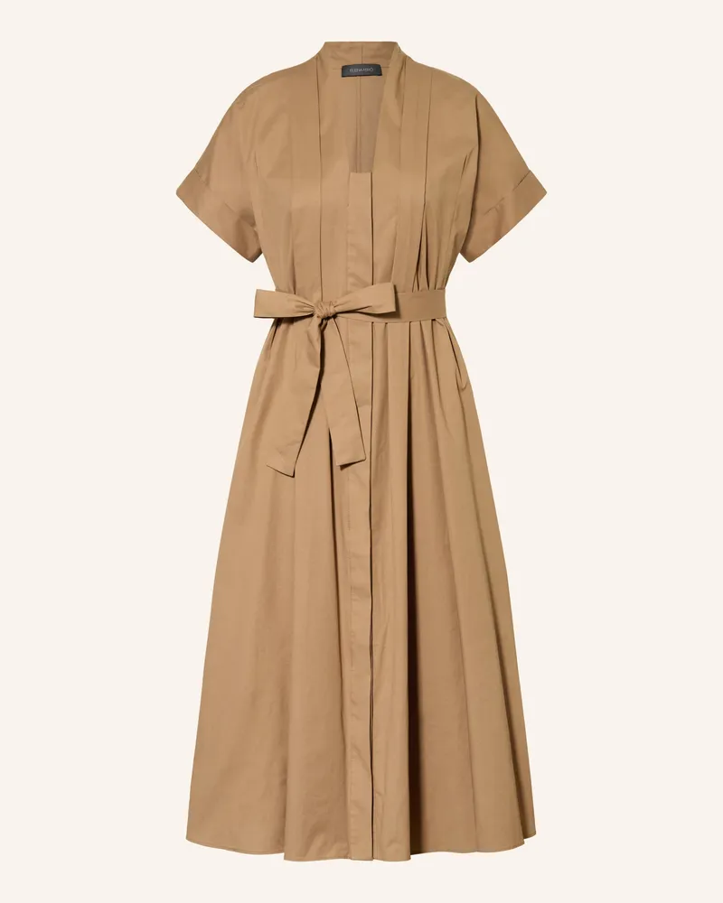 Elena Mirò Kleid braun Camel