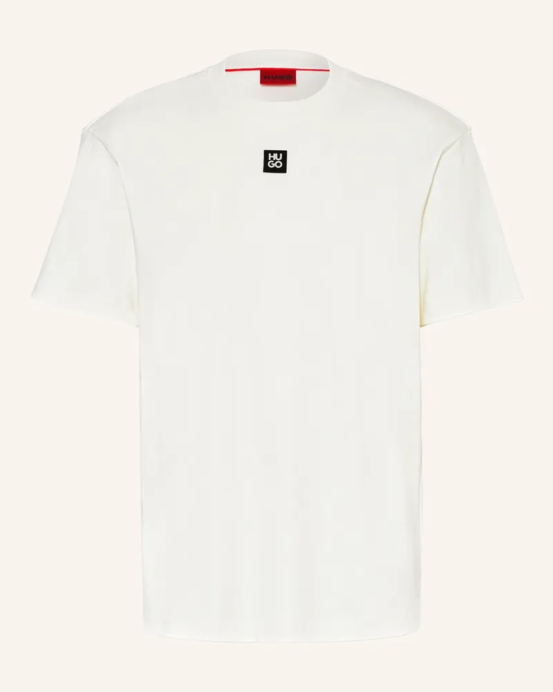 HUGO BOSS T-Shirt Dalile beige Weiss
