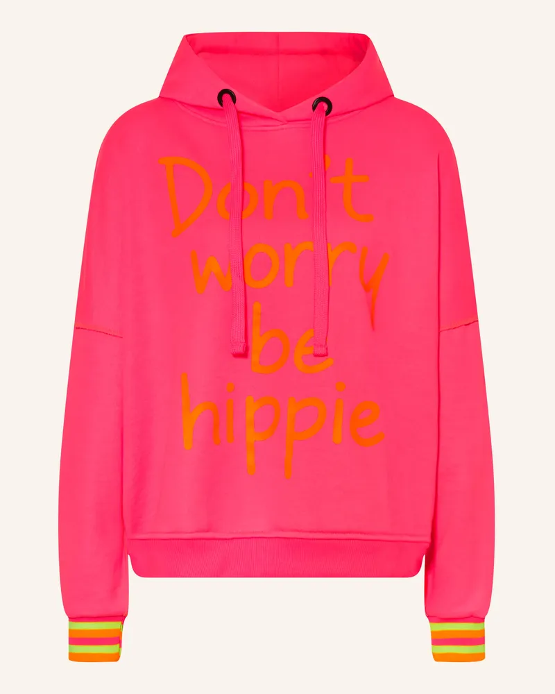 Miss Goodlife Oversized-Hoodie pink Neonpink